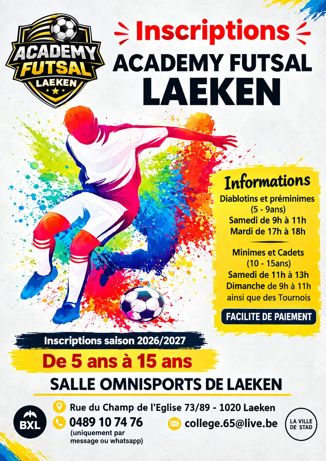 Affiche inscription Pôle Nord